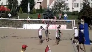 Beach Volley / voittopiste It&auml;valtaa vastaan