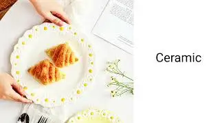 Creative small daisy ceramic dinnerware set microwave safe for home Products | SANBO
