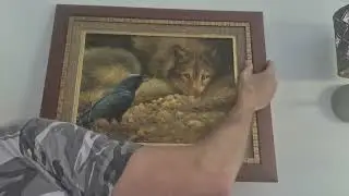 New Guinness Record: Slowest way to hang a painting on the wall.