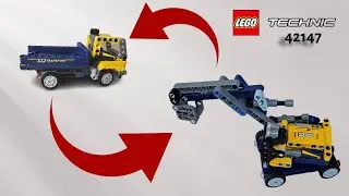 LEGO TECHNIC 42147 Excavator B model from Dump Truck - Lego Speed Build Review
