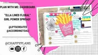 PLAN WITH ME :: DASHBOARD LAYOUT :: &ldquo;ELLA FLORALS&rdquo; & GIRL POWER @damasklove-youtube !