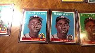 Unfortunately 1958 topps blue hank aaron is a hoax