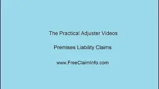 6. Premises Liability Claims