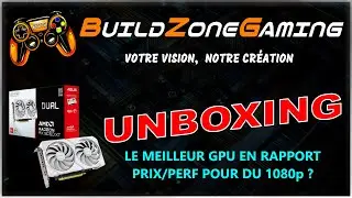 UNBOXING - ASUS RX 9060 XT 16go WHITE #bzg