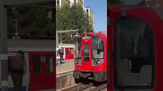 London Underground Metropolitan Line Arriving At Harrow-on-the-Hill
