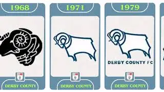 History of DERBY COUNTY Logo | Update 2025 @dnasports1384
