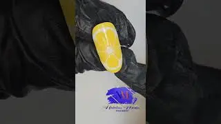 Lemon 3d gel nail art #3dgel #3dgelnailart #juicy #juicyfruits #stepbystep #summernailart