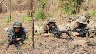 Royal Thai Army and US Army Soldiers conduct joint training exercises