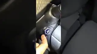 Установили кнопку старт стоп на Nissan