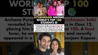 Archana Puran Singh's Son Ayushmaan Sethi Is Among World's Top 100 Scorer#archanapuransingh#news