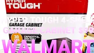 Unboxing and Assembling Hyper Tough 4-Shelf Garage Cabinet  $99 Walmart.com