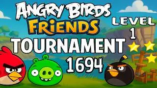 Angry Birds Friends Level 1 Tournament 1694 - MAX SCORE Strategy (02.02.2026) Power-Ups