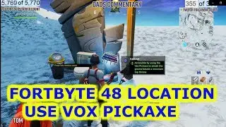 FORTBYTE 48 UNLOC TODAY  - ACCESSIBLE BY USING THE VOX PICKAXE TO SMASH THE GNOME MOUNTAIN FORTNIYE