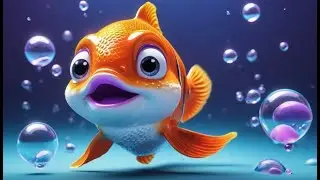Goldfish Bubbles Go Pop Pop Pop | English Nursery Rhyme | Kids Songs | Baby Music