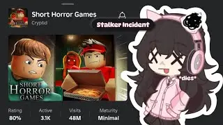 Roblox Short Horror Games || Stalker Incident 👀