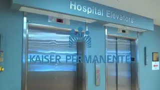 AMAZING Sounding Traction Motor! Montgomery Traction Elevators-Kaiser Permanente-Sacramento, CA