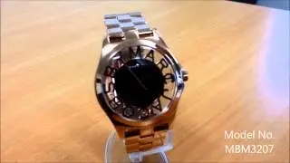 Marc Jacobs Rose Gold Skeleton Watch MBM3207