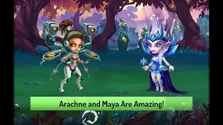 Hero Wars &mdash; Arachne Maya, the New Best DPS Combo?