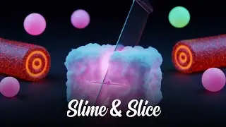 Knife vs Unreal Objects | Liquid Aurora, Glitter Lava & Cotton Cubes.