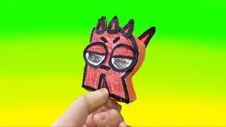 Paper Craft Sprunki Alphabet Lore | Letter R (Raddy)