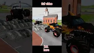 Monster Truck Flatbed  #shorts