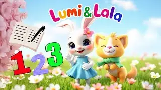 🔢 Learn to Count 1 to 10 with Lumi & Lala 🎵 | Fun Numbers Song for Kids & Toddlers