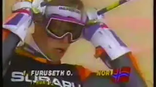 Alberto Tomba wins slalom (Park City 1991)