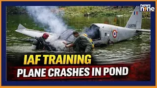 IAF Training Aircraft Force-Lands in Pond in Prayagraj, Both Pilots Safe