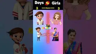 Boys vs girls #short #shorts #ytshorts