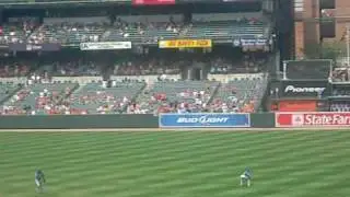Aubrey Huff with a 3 RBI double