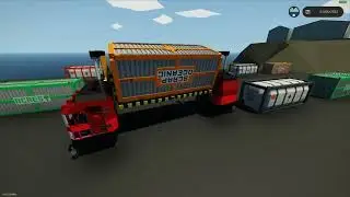 Stormworks - When you need to move some cargo, but you are too lazy to get down the train