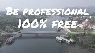 4K25 Free Drone Stock Footage [2] [river kwai] [Kanchanaburi]
