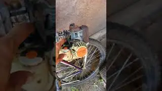 Weed wacker bike