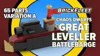 Chaos Dwarfs Great Leveller Battlebarge | Variation A | LEGO&reg; | 65 Parts
