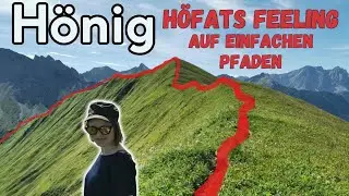 H&Ouml;NIG bei Berwang - Grasgrat Wanderung ohne Schwierigkeiten