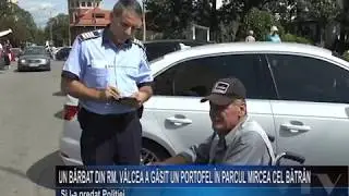 UN BARBAT DIN RM VALCEA A GASIT UN PORTOFEL IN PARCUL MIRCEA CEL BATRAN