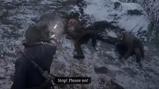 Arthur Deals with Train Guards | RDR2
