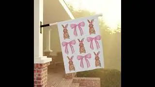 🌼 Custom Spring Flags &ndash; Freshen Up Your Porch & Garden! #springdecor #outdoordecor #gardenflags