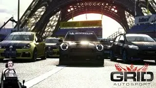 Безбашенные уличные гонки на Hot Hatch - GRID Autosport на руле Fanatec CSL Elite
