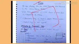 Frames in HTML - lecture38/IWT