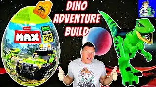 ZURU MAX Dino Adventure Build and Play 219 деталей Raptor Force