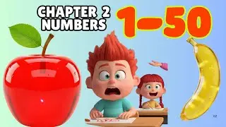 1 to 50 counting for nursery class |  counting 1 to 50 in English #counting1to50