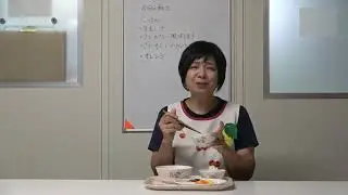 ともべ幼稚園　今日の給食「アジのカレー風味焼き」を食べる