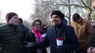 P1 Would you save Jesus? Hashim and American Christian(Calvinist) speakers corner Hyde Park