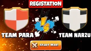 Team Para v/s Team Narzu friendly clan war 😍