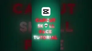 CapCut Skull Face Tutorial | #capcut #editingtutorial #shorts