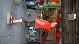 Eric 3 inch box deadlift 315 for triple.MP4