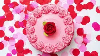 Rose Vanilla Cake 🍰 | प्यार और स्वाद का परफेक्ट मेल | The London Bakery Special Cake
