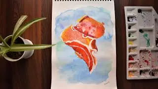 Watercolour timelapse I Spanish Dancer (Sea Slug)