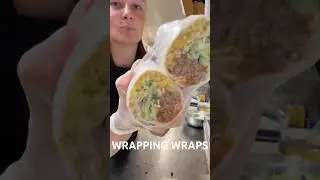 How I wrap my wraps!! #wrap #fifo #chef #wrappingwraps #mission #missionfoods #lunchideas #lunch